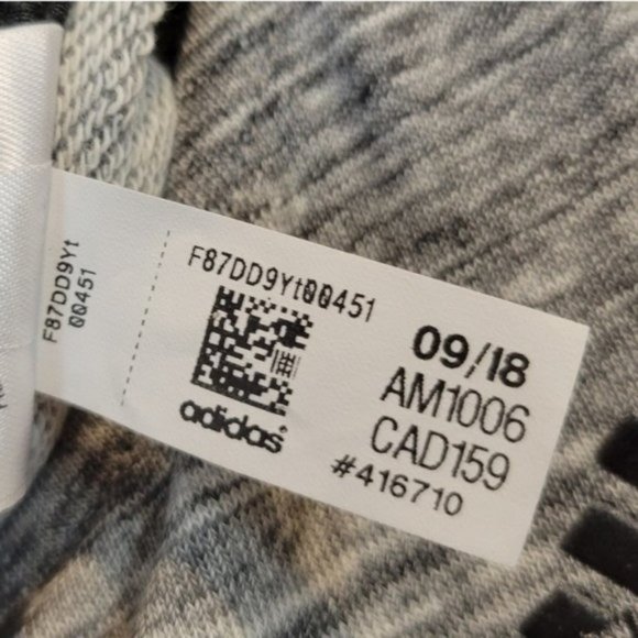 Adidas | Big Girls Transition Jersey Romper Jumper Heathered Gray - Picture 6 of 9